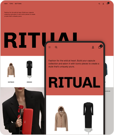 Ritual Shopify theme, speed-optimized for wellness e-commerce