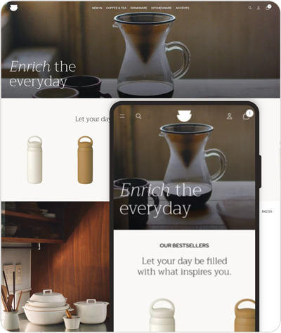Vessel Shopify theme, fast mobile design for sleek e-commerce