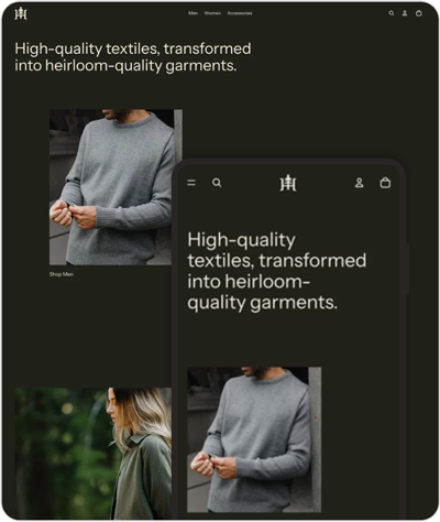 Heritage Shopify theme, optimized for vintage e-commerce stores